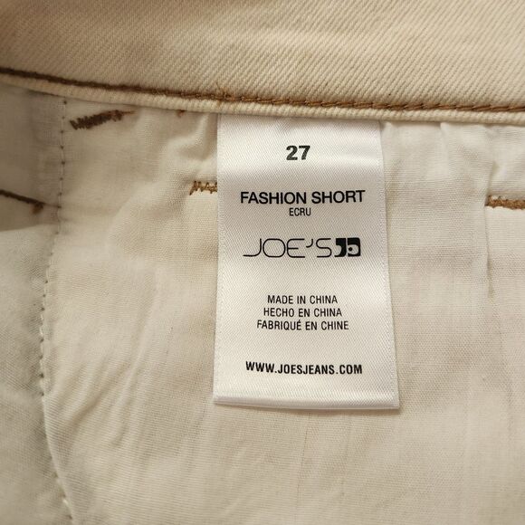 Joe's Jeans Vintage Ecru Easy Shorts Size 27 NWT - Picture 5 of 5